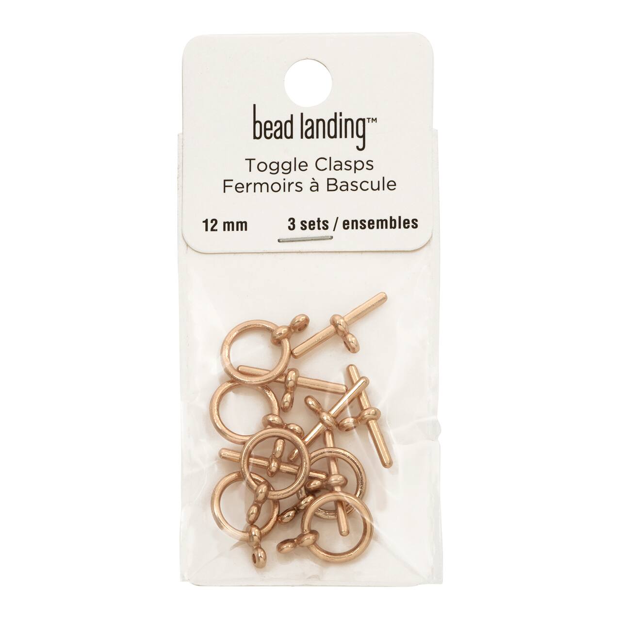 12 Packs: 3 ct. (36 total) 12mm Toggle Clasp Sets by Bead Landing™